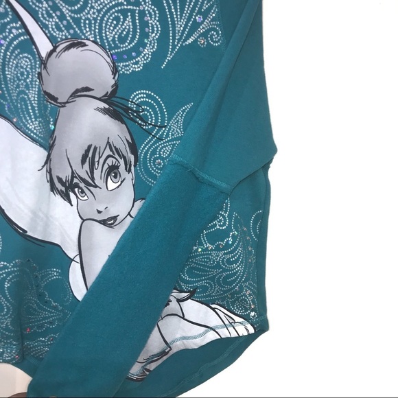 Disney Parks Tinkerbell hooded sweatshirt small - Picture 3 of 8